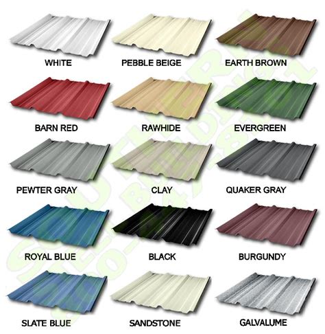 sheet metal colors for buildings|metal siding colors for houses.